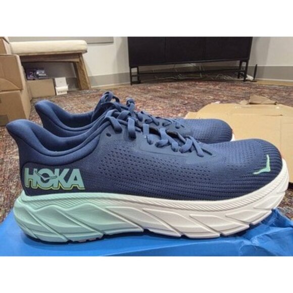Hoka Arahi 7 - Midnight/Seafoam - No Original Box - Women's Size 9.5/Men's 8.5 - Picture 4 of 8
